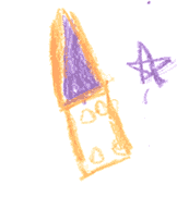 childlike picture of a house
