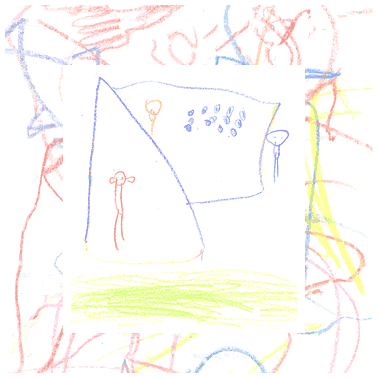 children's drawings of the den of stars